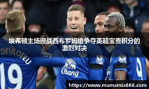 埃弗顿主场迎战西布罗姆维争夺英超宝贵积分的激烈对决